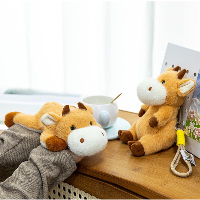 Серия Сокровище Ладони Плюшевая Игрушка Кукла Милый Гиппопотам Имитация Животного Детская Мультяшная Кукла Брелок