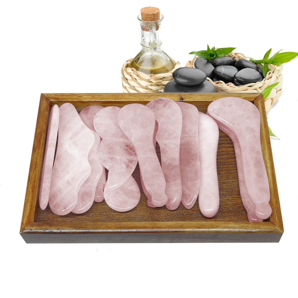 Rose Quartz Roller Slimming Face Massager Lifting Tool Natural Jade Facial Massage Roller Stone Skin Massage Beauty Care