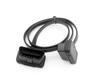 LoongGate OBD-II OBD2 Extension Cable Ultra Thin - for Code Scanner USB ECU Reader - 0.6m