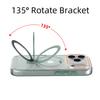 3-в-1 для Magsafe Магнитный Металлический Кольцо-держатель Матовый Чехол для Телефона Для iPhone 17 16 15 14 13 12 Pro Max Air 17e 16e Защитная Крышка