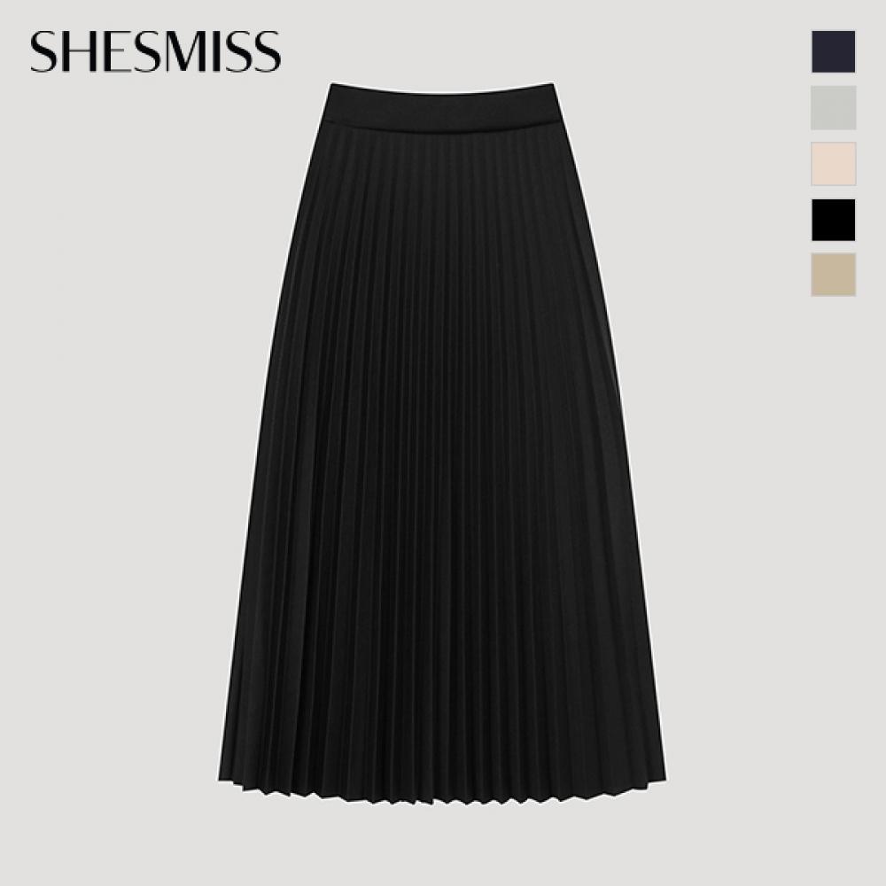 [shs Miss] Базовая юбка в складку с полосками Sawsko12010