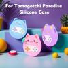 For Tamagotchi Paradise Liquid Silicone Case Anti Scratch Anti-Fall Soft Shell Protective Case With Lanyard Film Screen Protecto
