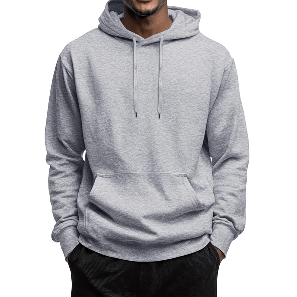 Men's Fleece Hoodie Casual Long Sleeve 1/4 Zipper Pullover Sweatshirts