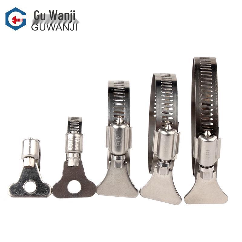 Guwanji 304 Stainless Steel Handle Hose Clamp