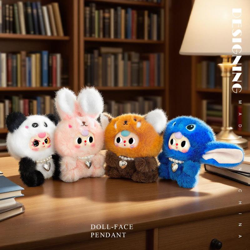 Милая Кукла Заяц Панда Лиса Животное Подвеска Стич Плюшевая Игрушка Сумка Брелок Кукла Милое Животное Плюшевая Кукла Модный Подарок Для Девочки