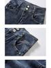 Сине-серые джинсы скинни bootcut с высокой талией для женщин: На флисовой подкладке, Утепленные, Стройнящие, Зауженные к низу – Коллекция Осень/Зима 2022.