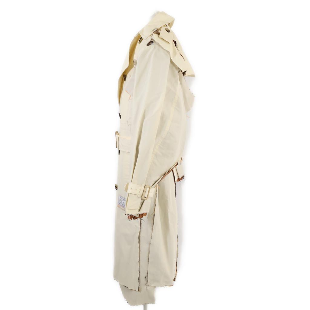 Maison MIHARA YASUHIRO B08CT121 Тренч с деталями-слайдерами пальто 38 Слоновая костьБ/у