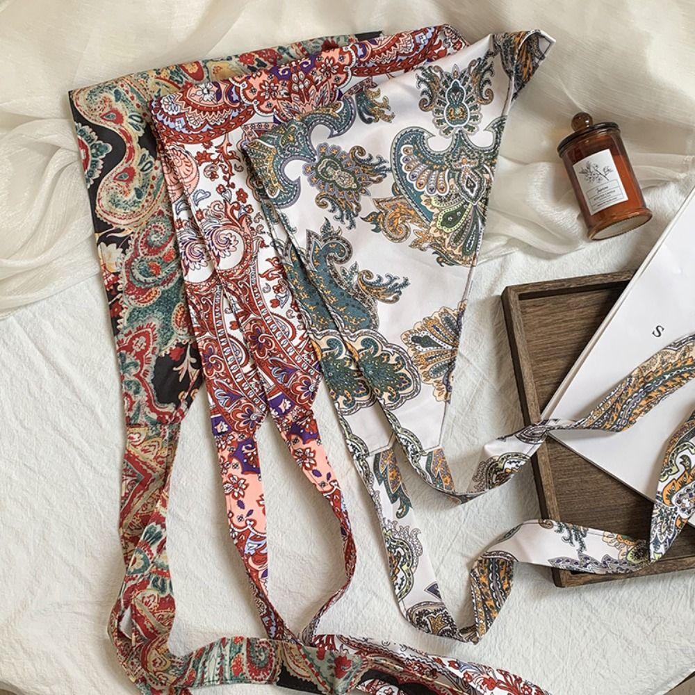 Multi-functional Cashew Flower Waist Wrap Multicolor Waist Seal Fashion Waist Decoration  Women