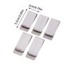 5 шт. Простой тонкий металлический зажим для денег Портативный многофункциональный зажим для визиток Мужской кошелек Держатель для визиток Кошелек Зажим для купюр