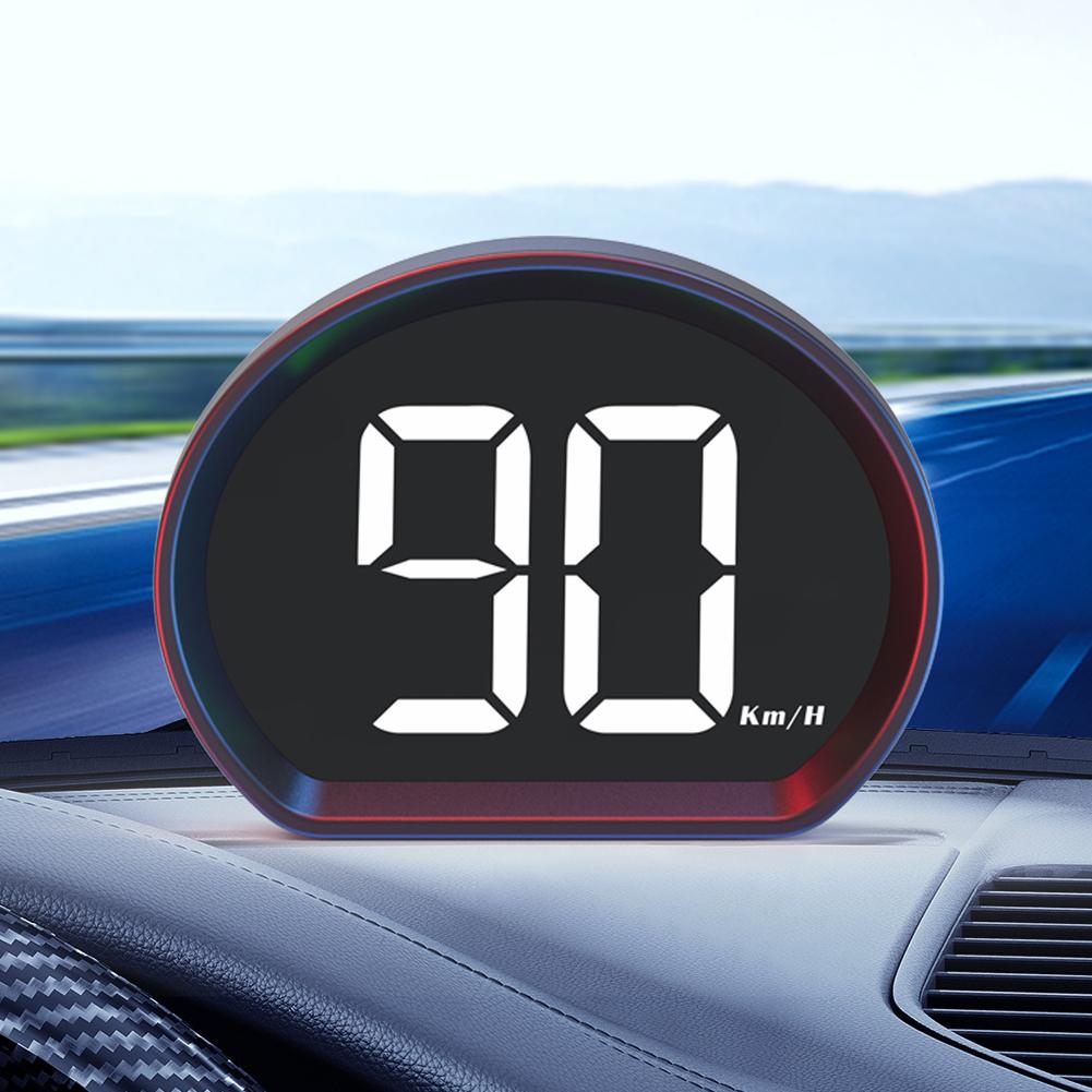 Автомобильный GPS-спидометр HUD-дисплей с цифровым спидометром с дисплеем км/ч/миль/ч для грузовиков, мотоциклов, подключаемых и используемых автозапчастей, аксессуары