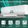 Transparent Air Conditioner Windshield Adjustable Wind-Guiding Hood  Air Conditioning