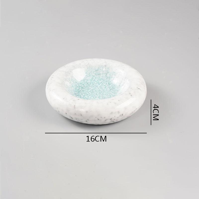 Креативная двухслойная керамическая обеденная тарелка, теплоизоляционная тарелка, толстая суповая тарелка, суши, десертные тарелки, специальная ресторанная посуда