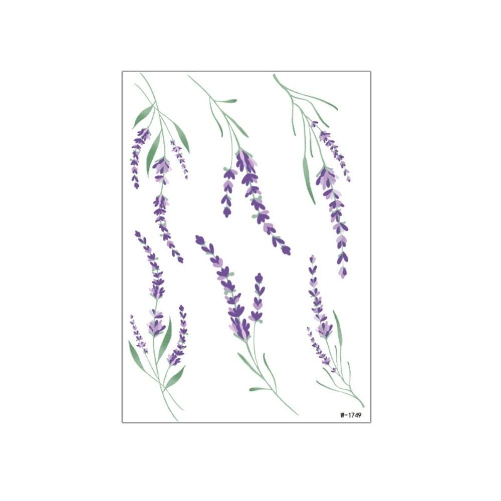 Realistic Flower in Spring Temporary Tattoos Waterproof Long Lasting Rose Stickers Tattoo Stickers Disposable DIY