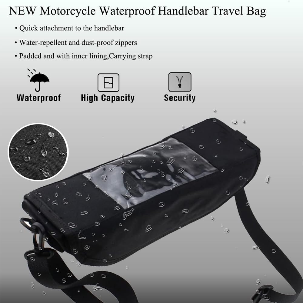 For W230 Meguro S1 Motorcycle Handlebar Waterproof Storage Travel Tool Portable Storage Tool Waterproof Bag (2025) Accessories Bag, Bag, Bag, Bag,