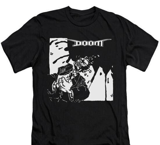 Футболка Doom Мерч группы, Музыкальная группа Инди-рок Панк Готика Унисекс футболка