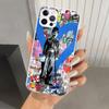 Чехол для телефона с граффити-артом Бэнкси для iPhone 16 15 14 13 12 Mini 11 Pro Max 16E X XS XR 7 Plus 8 SE 2020 Мягкий чехол с принтом