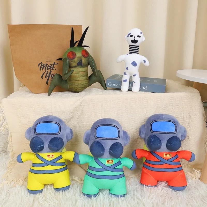 25cm Lethal Company Plush Toys Coil Head Long Necked Figure Soft Stuffed Dolls Animal Plushie Home Decor Collection Kids Gift