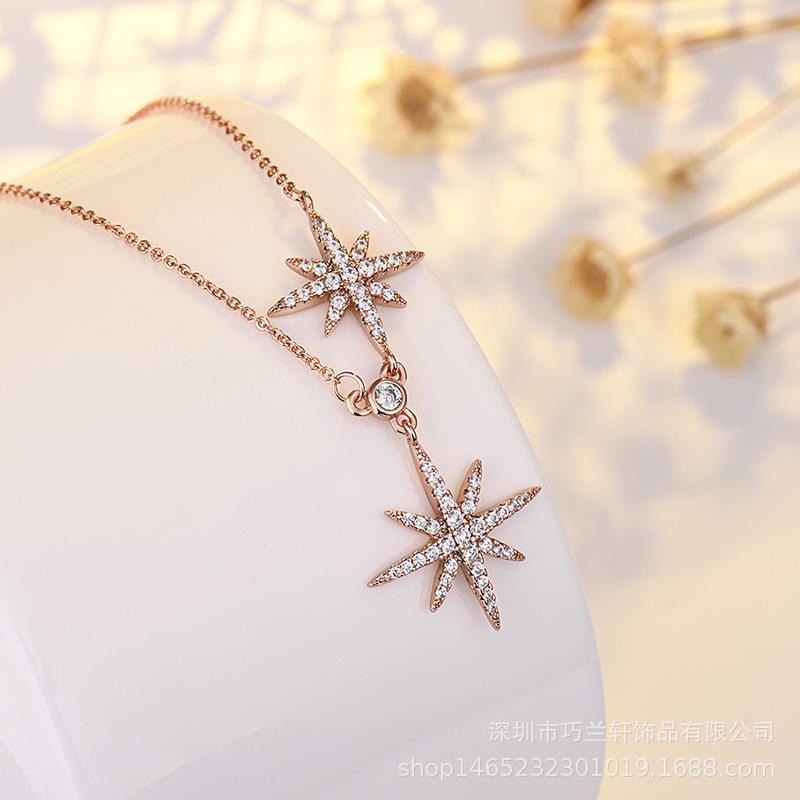 Женское ожерелье Lindon, кулон из медного сплава, циркон, модный подарок