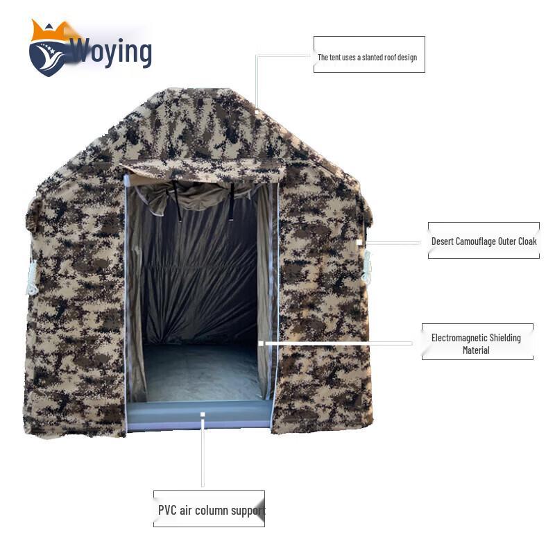 Inflatable Electromagnetic Screen Tent