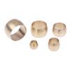 10Pcs 4 6 8 10 12 Mm Tube Brass Ferrule Compression Copper Sleeve Seal Ring Air Hydraulic Pipe Fitting Union Connector