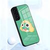 Чехол для телефона-лягушонка Keroro G-Gunsou для Samsung A56 A36 A26 A16 A15 A25 A35 A55 A14 A34 A24 A54 Стеклянный чехол