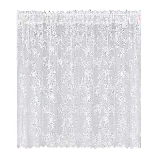 1 кусок тюлевой занавески изысканный создает атмосферу легкий полезный фермерский стиль тонкое кружевное украшение окна для повседневной жизни