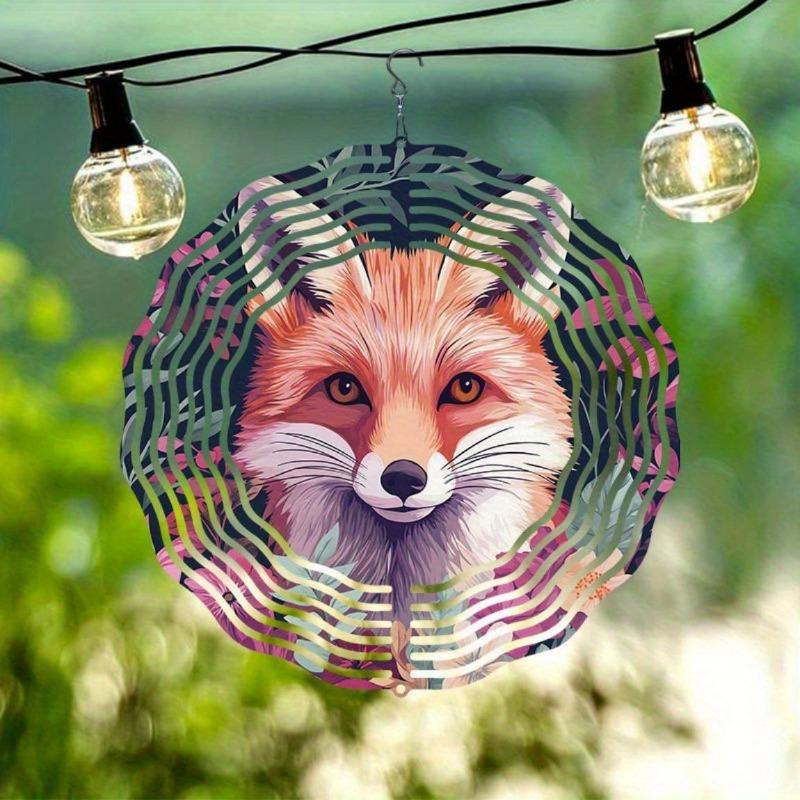 10-дюймовый подвесной ветряной спиннер с крючком на 360 градусов для декора балкона и сада, весенне-летнее уличное украшение