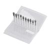 10PCS Grinding Bits Carbide Tungsten Steel Rotary Burr Set Grinder Engraving Tool Double Cut