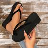 Women Slippers 2024 New Summer Fashion Flip Flops Beach Platform Slippers Casual Wedges Sandals Slides Women Zapatos De Mujer
