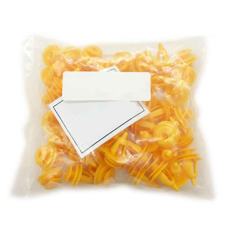 50 шт. автомобильных пластиковых заклепок, крепежных зажимов для Toyota Hiace Rav4, обивки дверной панели, обивки, зажима для стайлинга автомобиля