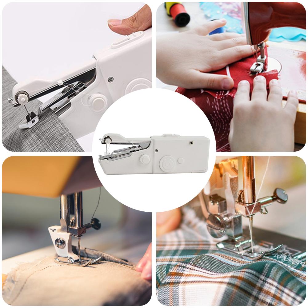 Мини швейная машинка электрическая портативная швейная машинка ручной беспроводной швейный инструмент для быстрого шитья для дома, путешествий и самостоятельного изготовления