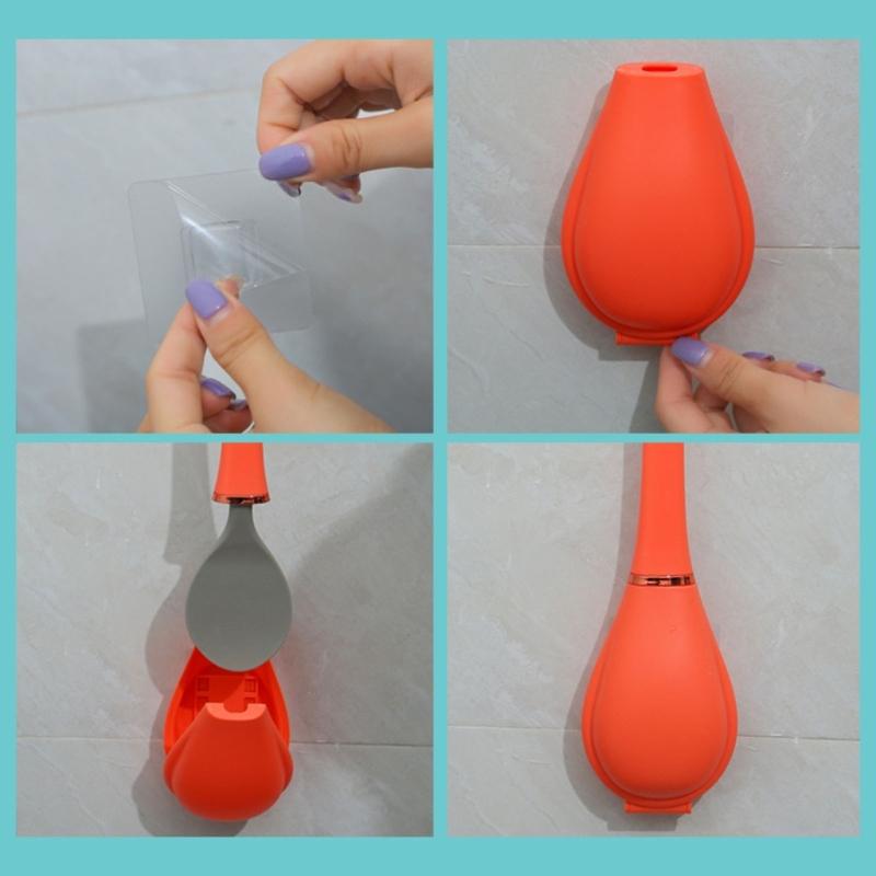 Innovative Automatic Toilet Scrubber Durable Outdoor Traveling Camping Hiking
