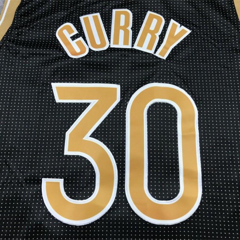 Mens Basketball Jersey Stephen Curry Style Black Edition Embroidered Team Sport Shirt Adult Wear