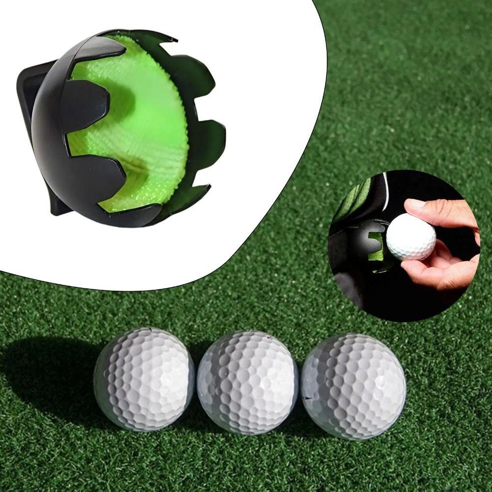 Lightweight Portable Golf Ball Washer Single Handed Design Wearable Golf Brush Gifts