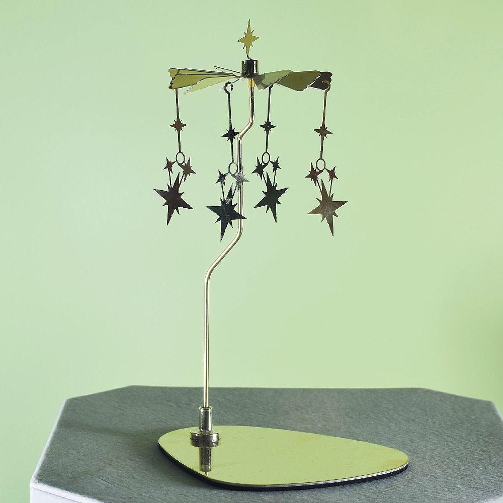 Candle Holder Spinning Candle Rotary Holder Carousel Candle Spinner Candle Stick Holder Tray