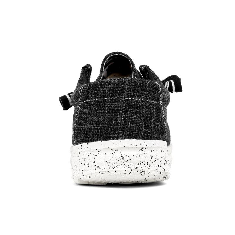 Большой размер, модная мужская парусиновая повседневная обувь, лоферы без шнуровки, обувь для вождения, мокасины, мужская обувь на плоской подошве