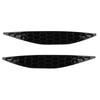 2pcs Gloss Black Rear Bumper Reflector Honeycomb Delete Set Fit For MK7 2013?2016