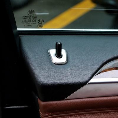 Автоматический дверной подъемный штифт Декоративные крышки Внутренний болт Наклейка Отделка Блестки Наклейки Автомобильные аксессуары Для BMW F30 F10 X5 E70 F15 X6 F16