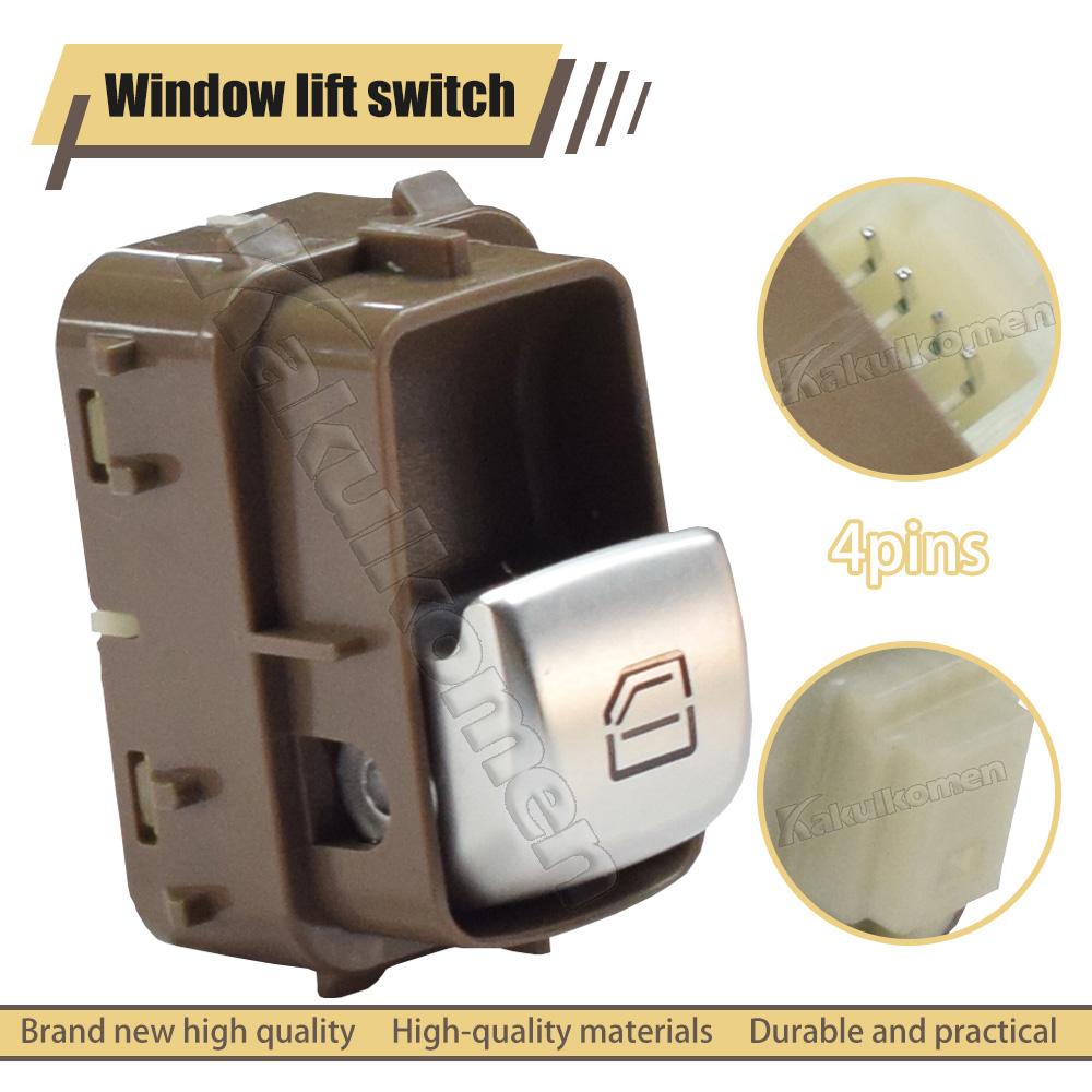 A2059051513 2059051513 Черный/Бежевый/Коричневый Кнопка стеклоподъемника на стороне переднего пассажира Для Mercedes-Benz C V-Klasse Vito GLC W205 2014-