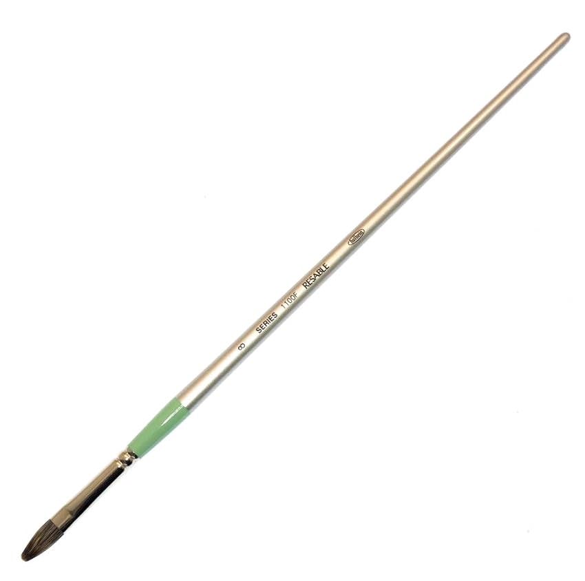 Кисть Holbein Paint Brush Resable 1100F Filbert 8 105505 Масло/Акрил (Барсучий Бленд) Нет.