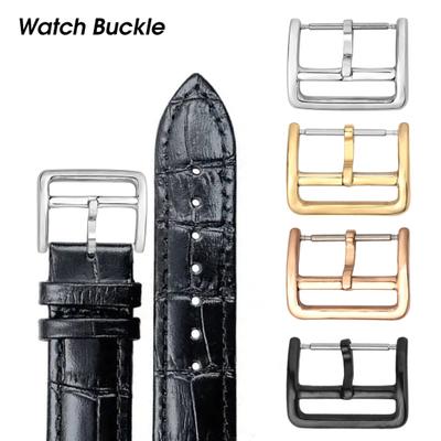 Пряжка для часов, универсальный высокопрочный ремешок из нержавеющей стали для мужчин и женщин, складная застежка для часовщика
