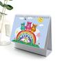 2026 DIY Diamond Painting 13-Page Desk Calendar with Cartoon Designs