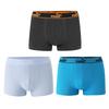 Solid Color Mid-Rise Antibacterial Boxer Shorts Sports Casual Breathable Comfortable Boxers Men Underwear 701237600-02