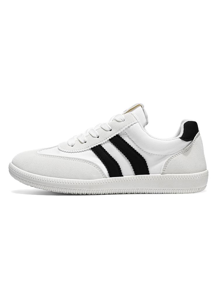 Men's Fashion Solid Color Low-Top Sneakers Comfortable Non-Slip Durable Lace-Up Casual Sports Shoes Suitable for Men's Outdoor