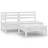 Day and Night - Day and Night Garden Furniture Set 3 Pieces Solid White Pine Wood