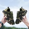Camouflage Fashion Sneakers Women Fly Knit Breathable Casual Shoes Men Army Green Trainers Lover Shoes