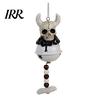 Seasonal Halloween Decor Jingle Bell Ornament, Gothic Bull Skull/Angel Wings Hanging Decorative Decoration for Tree, Party Home Cool Patterns