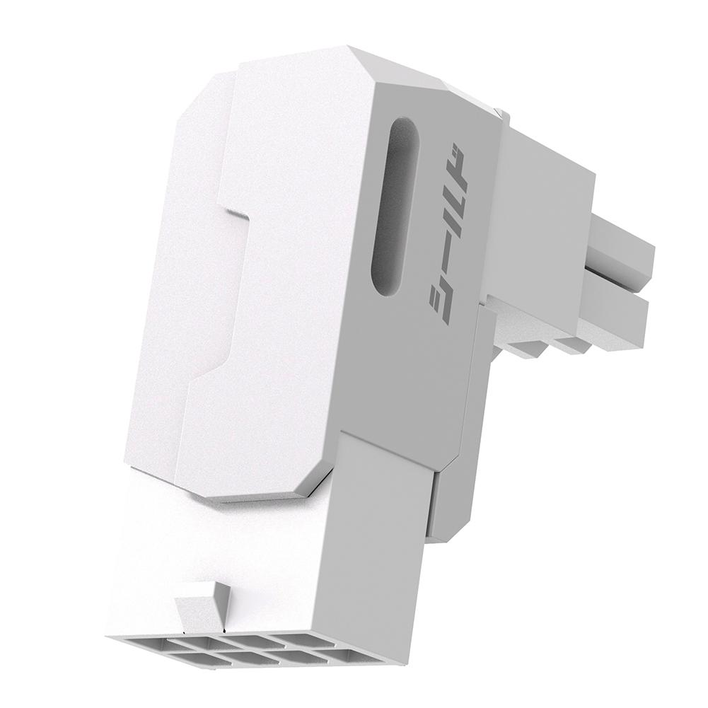 8-Pin PCIe GPU Power Adapters Head Power Interfaces Steering Head Power Right Angle Elbow Adapter for Desktop PC Graphics Card