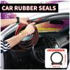 1-5 м Уплотнительная лента для приборной панели автомобиля Универсальная автомобильная наклейка Резиновые уплотнители Шумоизоляция Уплотнительная лента для двери автомобиля Аксессуары для автомобиля