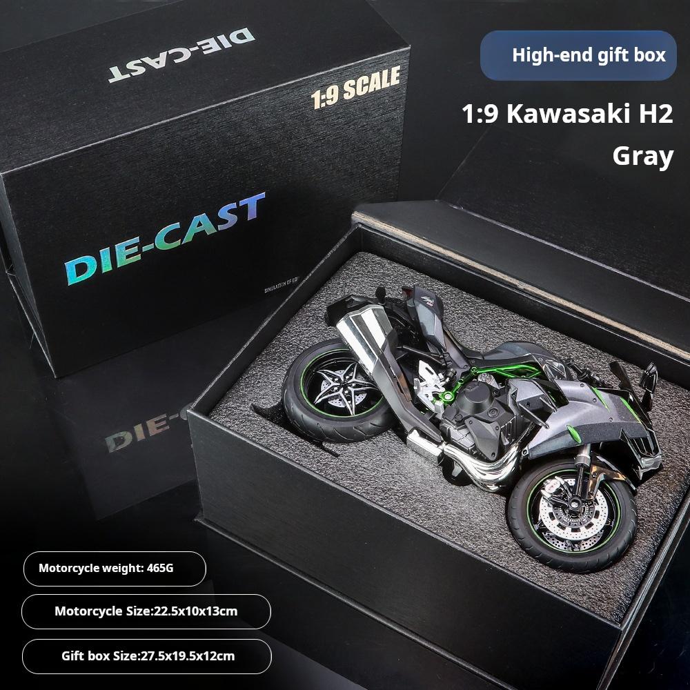 1:9 Ducati V4S BMW S1000RR Kawasaki H2R H2 Модель мотоцикла Имитация Игрушка Коллекция Дисплей Украшение Изысканная Подарочная Коробка для Друзей